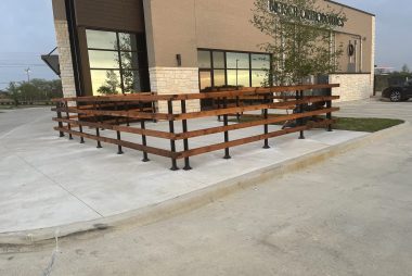 Horizontal Cedar Fence in Prosper, TX