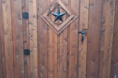 Cedar Gate with Texas Star Insert in Prosper, TX
