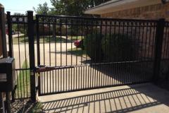 6' Automatic Wrought Iron Swing Gate