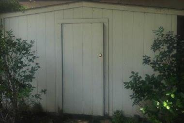 Shed Before in McKinney, TX