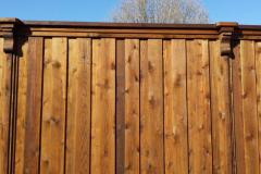 Board on Board Cedar Fence in Dallas, TX