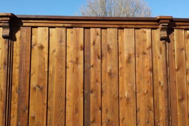 Board on Board Cedar Fence in Dallas, TX
