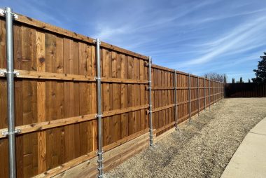 Board on Board Cedar Fence in Fort Worth, TX