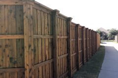 Board on Board Cedar Fence in Anna, TX