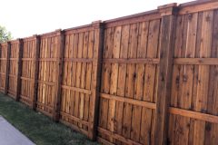Board on Board Cedar Fence in Dallas, TX