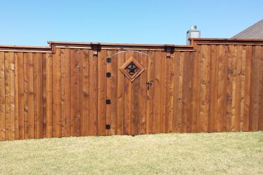 Board on Board Cedar Fence in Murphy, TX