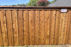 Board on Board Cedar Fence in Richardson, TX