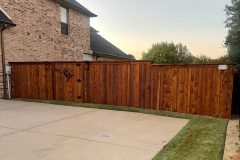 Board on Board Cedar Fence in The Colony, TX