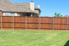 Board on Board Cedar Fence in Flower Mound, TX