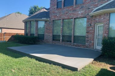 Broom, Salt and Aggregate Finished Concrete