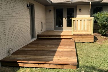 Pine deck in Allen, TX