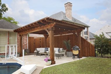 Detached  Standard Pergola with Polygal in Allen, TX