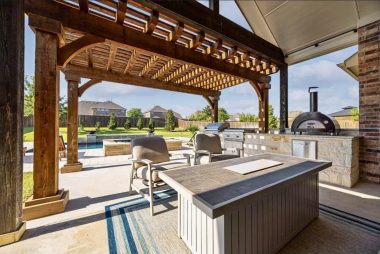 Attached  Standard Pergola in Plano, TX