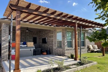 Attached  Standard Pergola in Plano, TX