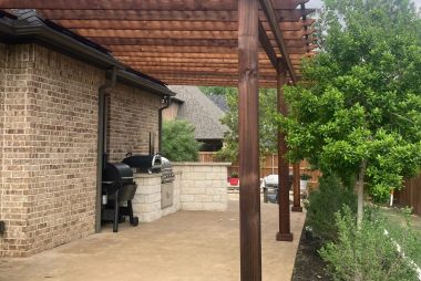 Attached  Standard Pergola in Parker, TX