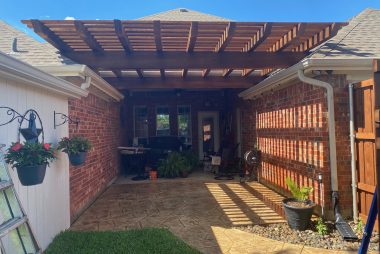 Floating Cedar Arbor in Celina, TX