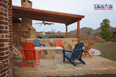 Attached  Standard Pergola in Southlake, TX