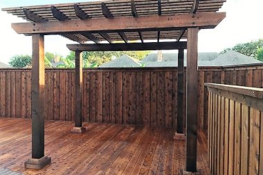 Detached  Standard  Cedar Pergola in Dallas, TX