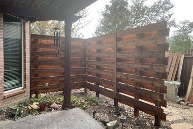 Cedar Privacy Screen in Frisco, TX