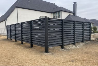 Cedar Privacy Screen in Frisco, TX