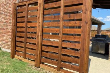 Cedar Privacy Wall in McKinney, TX