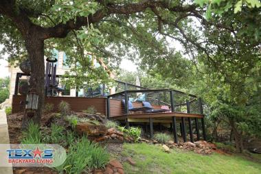 Multi Level Composite Deck in Fort Worth, TX