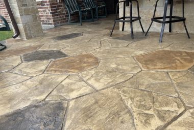 Orchard Stone Stamp and Stain Concrete in Prosper, TX