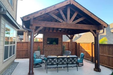 Detached Gable Patio Cover in Frisco, TX