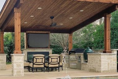 Detached Shed Style Patio Cover in Dallas, TX