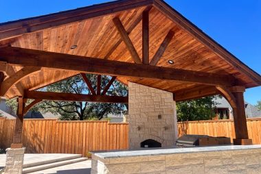 Detached A Pitch Patio Cover in Allen, TX