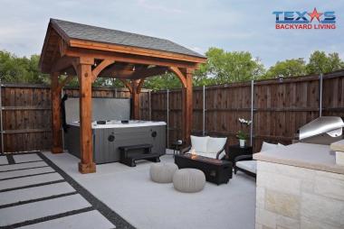 Detached Gable Patio Cover in Plano, TX