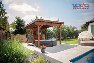 Detached Flat Patio Cover in Allen, TX