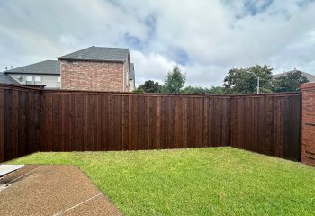 Pre-stained Cedar Wood Fence