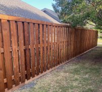 Western Red Cedar Shadow Box Privacy Fence