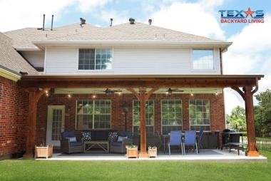 Flat Patio Cover in Allen, TX