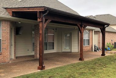 Shed Patio Cover in Prosper, TX