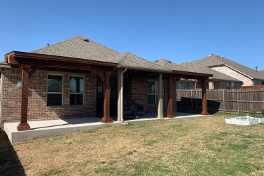 Shed Patio Cover in Frisco, TX