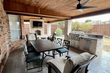 Shed Style Patio Cover in Carrollton, TX