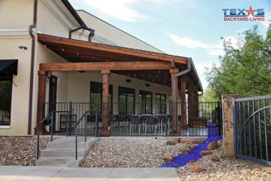 Shed Style Patio Cover in Dallas, TX