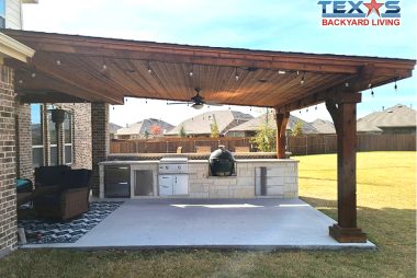 Shed Patio Cover in Richardson, TX