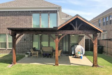Flat With Gable Patio Cover in Wylie, TX
