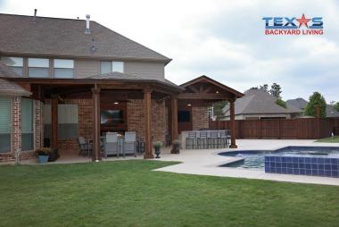 Gable Patio Cover in Allen, TX