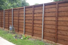 Horizontal Cedar Fence in Parker, TX