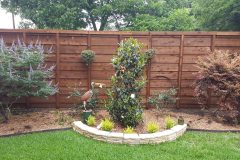 Horizontal Cedar Fence in Irving, TX