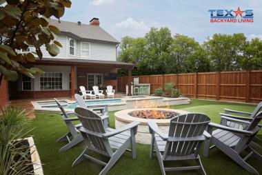 Austin Stone Outdoor Fire Pit in Dallas, TX