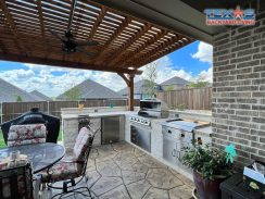 Outdoor Kitchen and Pergola