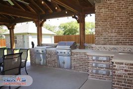 Brick Outdoor Kitchen in Dallas, TX