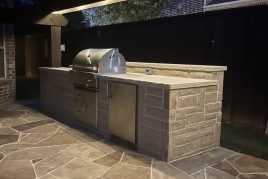 Charcoal Lueder Outdoor Kitchen in Richardson, TX
