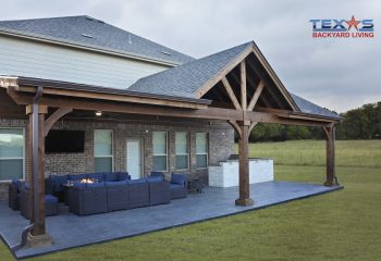 Attached Gable and Shed Patio Cover