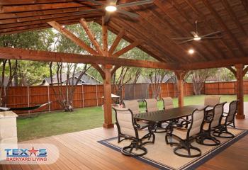 Deck and Gable Patio Cover in Lewisville, TX
